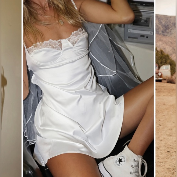 12th Tribe Candace White Mini Slip - Picture 4 of 7